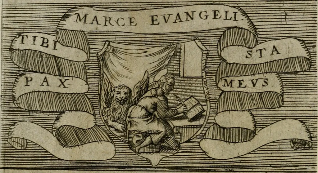 An illustration from De gli habiti delle religioni con le armi e breue descrittion loro, libro primo[-terza], 1626, leaf 73