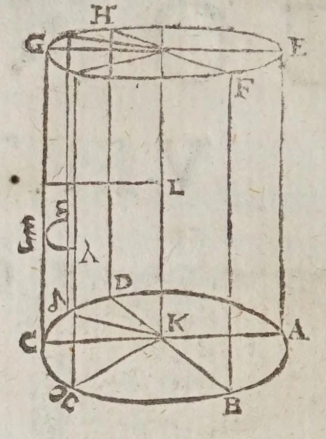 An illustration from De gli horologi solari, 1638, leaf 114