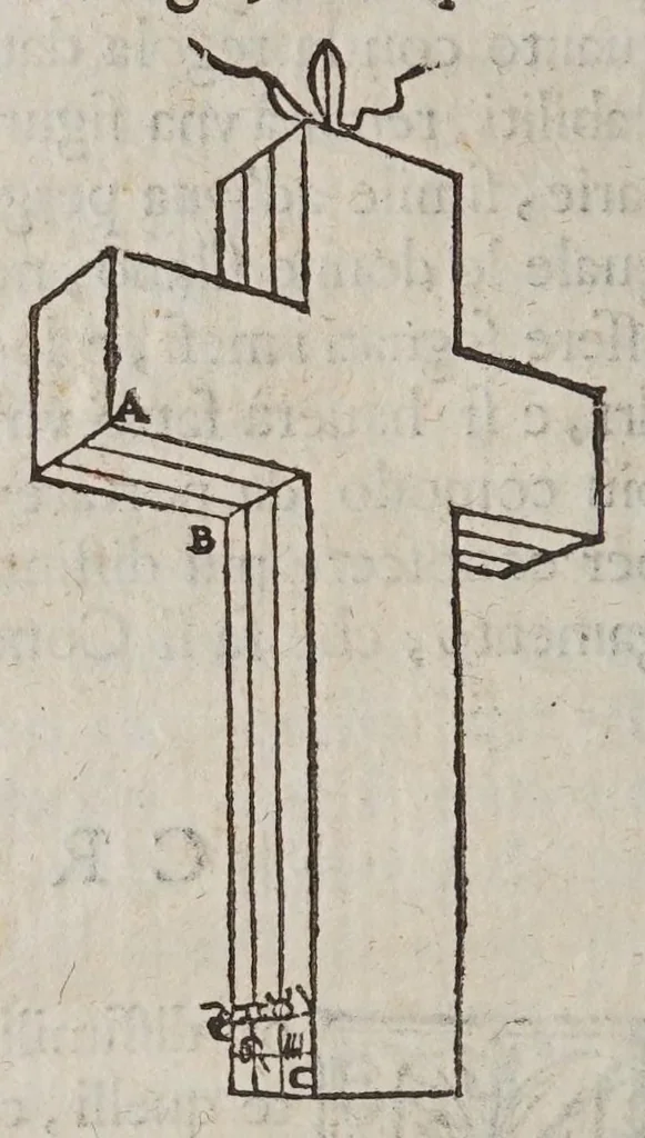 An illustration from De gli horologi solari, 1638, leaf 226