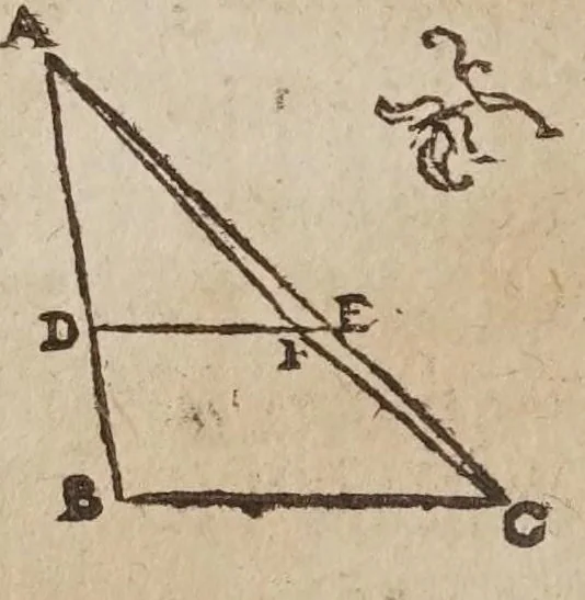 An illustration from De gli horologi solari, 1638, leaf 86