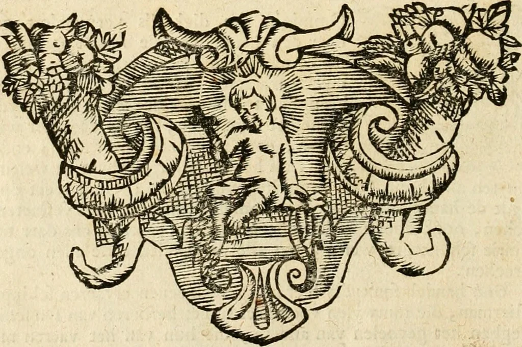 An illustration from De goddelycke voorsienigheydt uytgebeeldt in Joseph onder-coninck van Egypten : verciert met sinne-beelden ende sede-leeringen, 1710, leaf 37