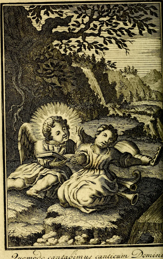 An illustration from De godlievende ziel, 1749, leaf 113