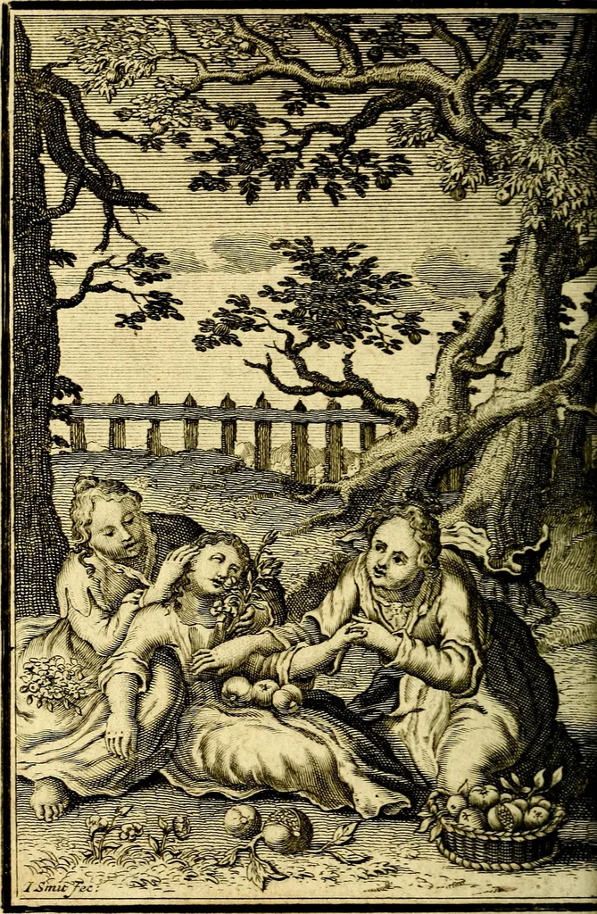 An illustration from De godlievende ziel, 1749, leaf 119