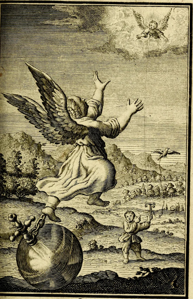 An illustration from De godlievende ziel, 1749, leaf 140