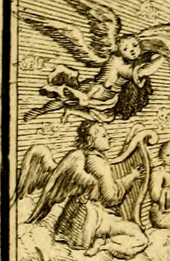 An illustration from De godlievende ziel, 1749, leaf 153