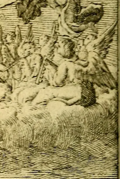 An illustration from De godlievende ziel, 1749, leaf 153