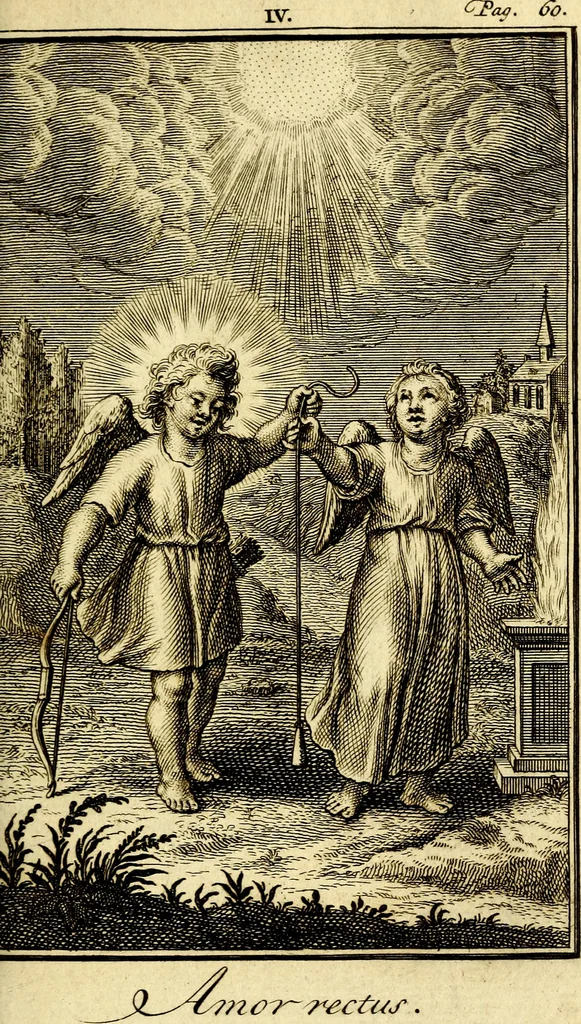 An illustration from De godlievende ziel, 1749, leaf 178