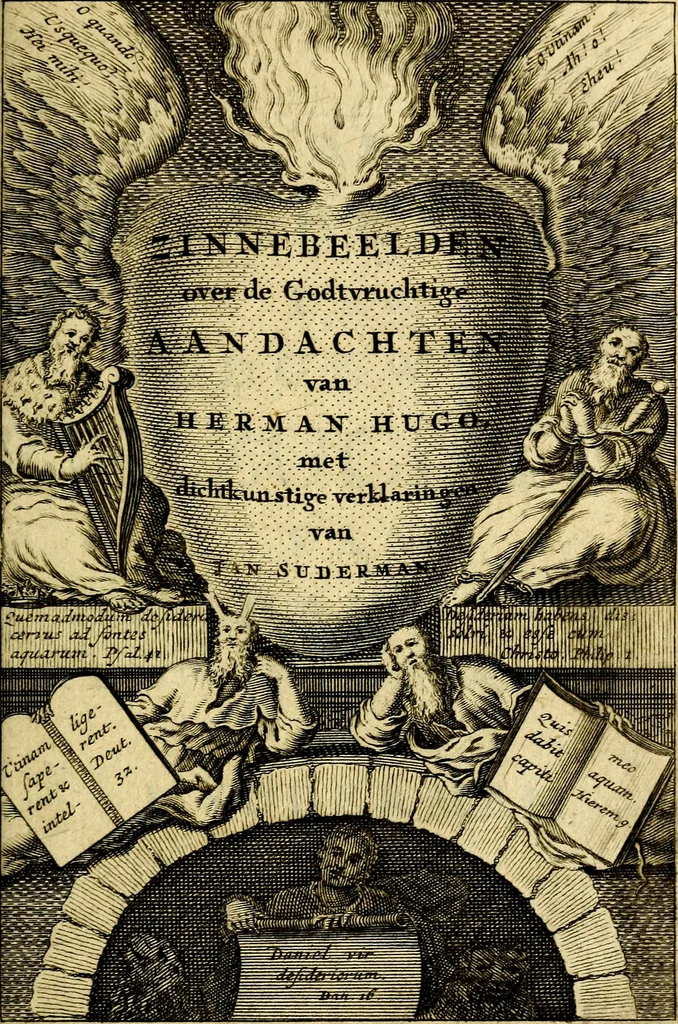 An illustration from De godlievende ziel, 1749, leaf 18