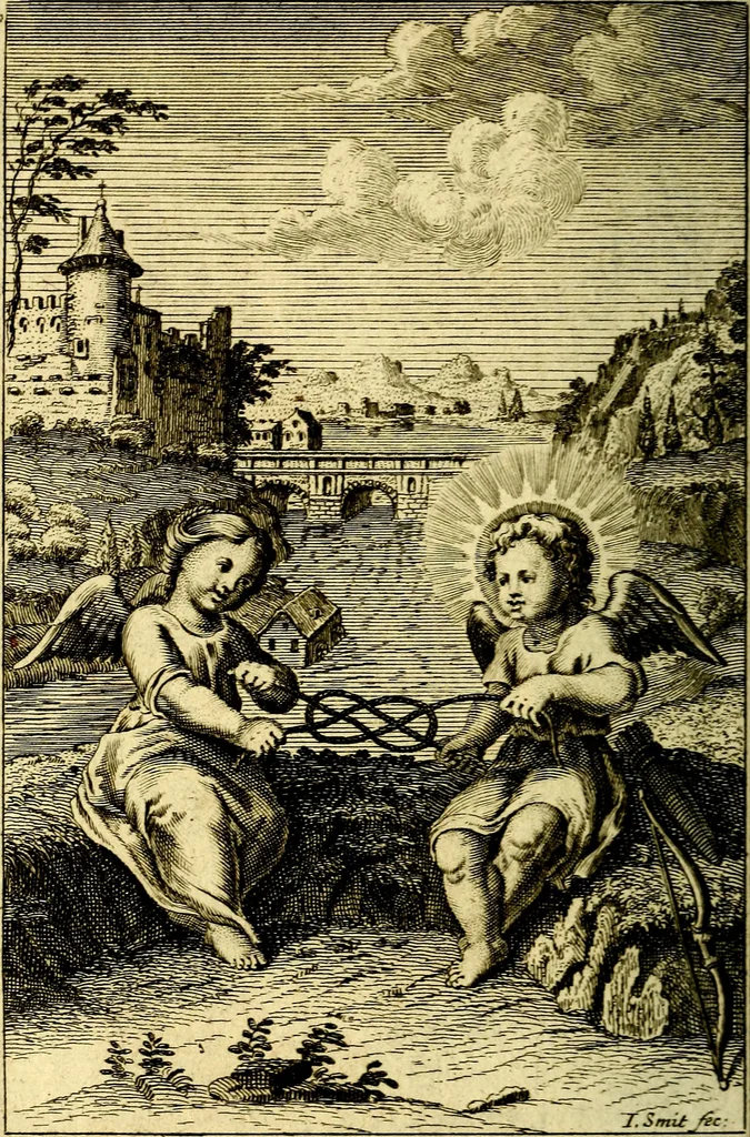 An illustration from De godlievende ziel, 1749, leaf 223