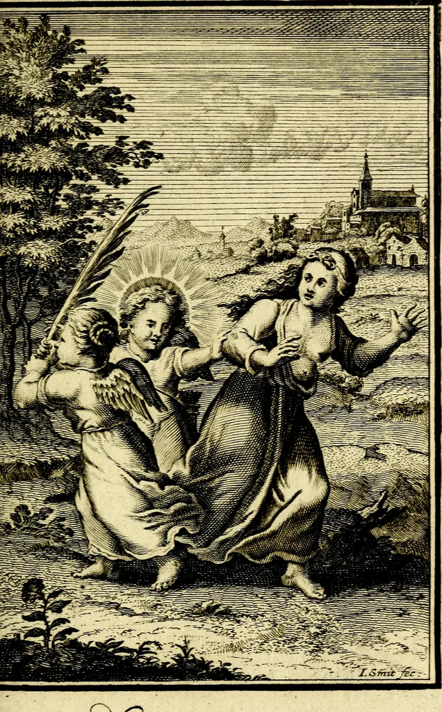 An illustration from De godlievende ziel, 1749, leaf 226