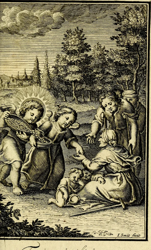 An illustration from De godlievende ziel, 1749, leaf 238