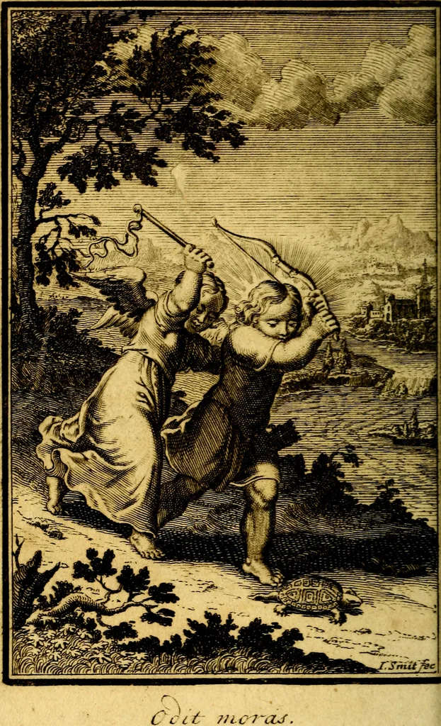 An illustration from De godlievende ziel, 1749, leaf 259