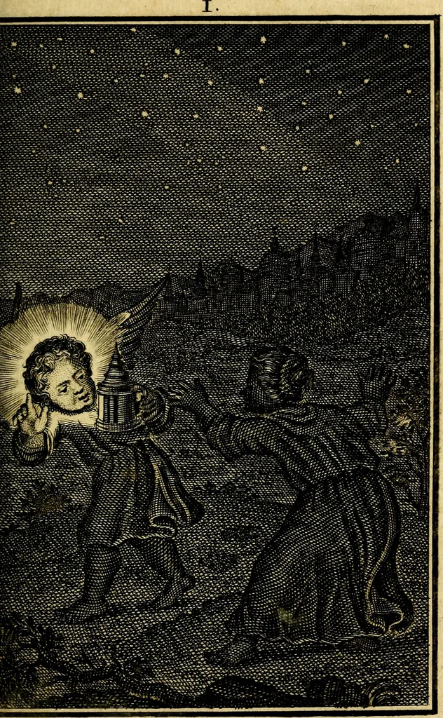 An illustration from De godlievende ziel, 1749, leaf 28