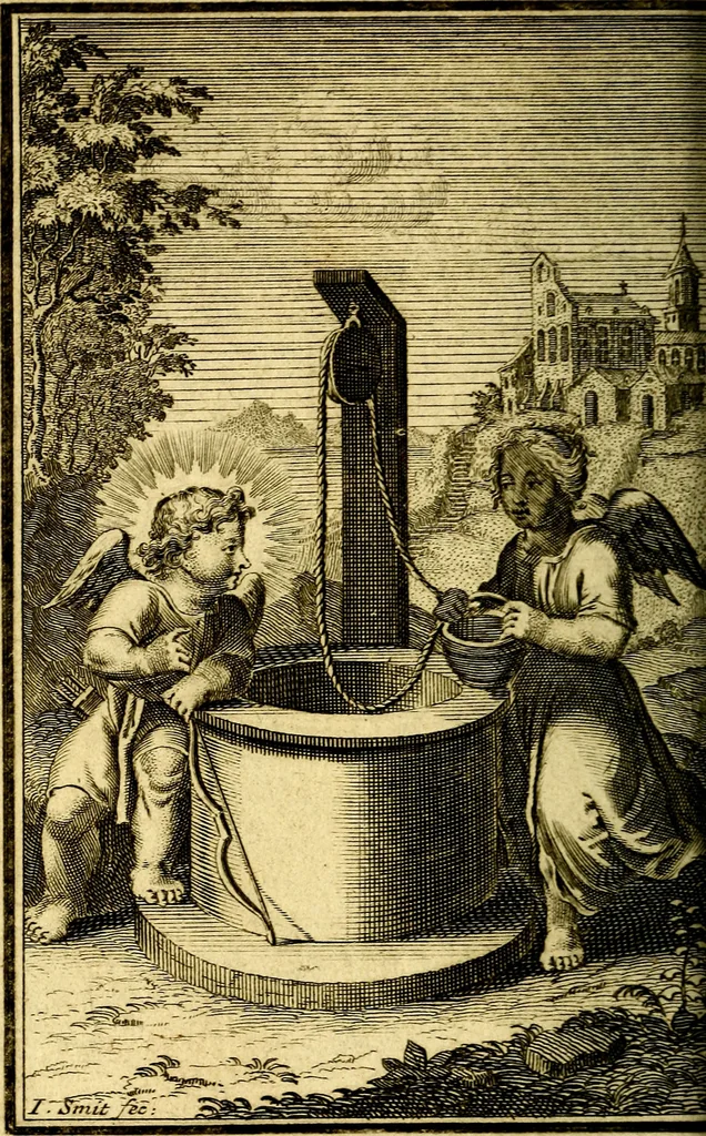 An illustration from De godlievende ziel, 1749, leaf 283
