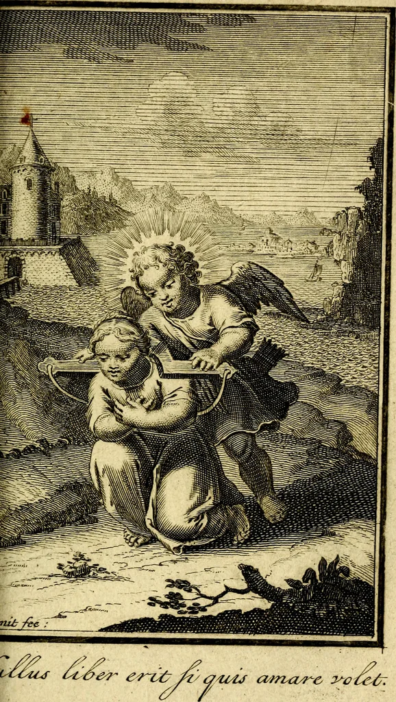 An illustration from De godlievende ziel, 1749, leaf 286