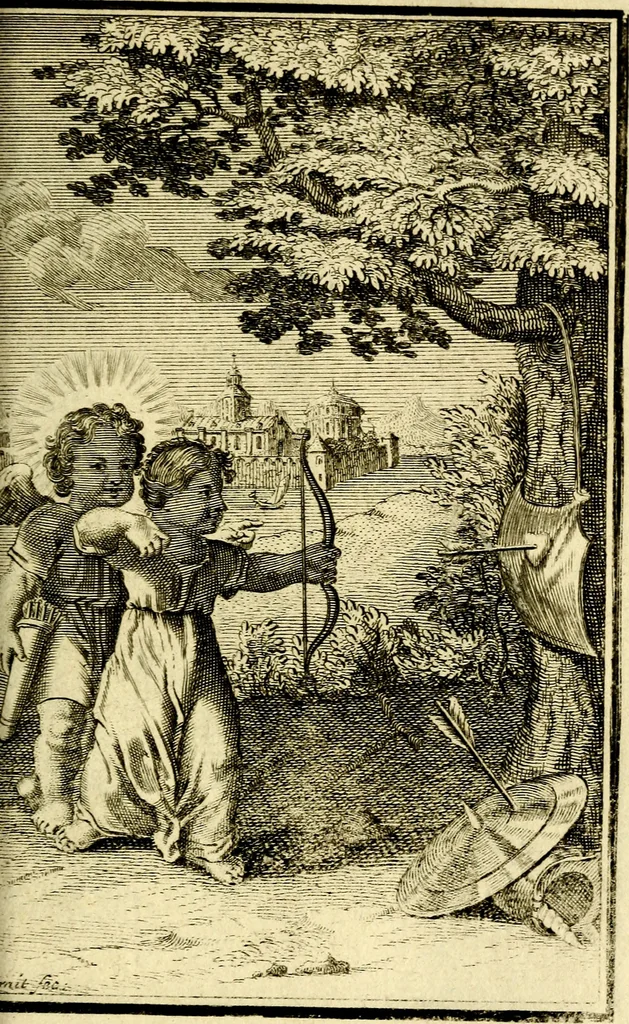 An illustration from De godlievende ziel, 1749, leaf 292