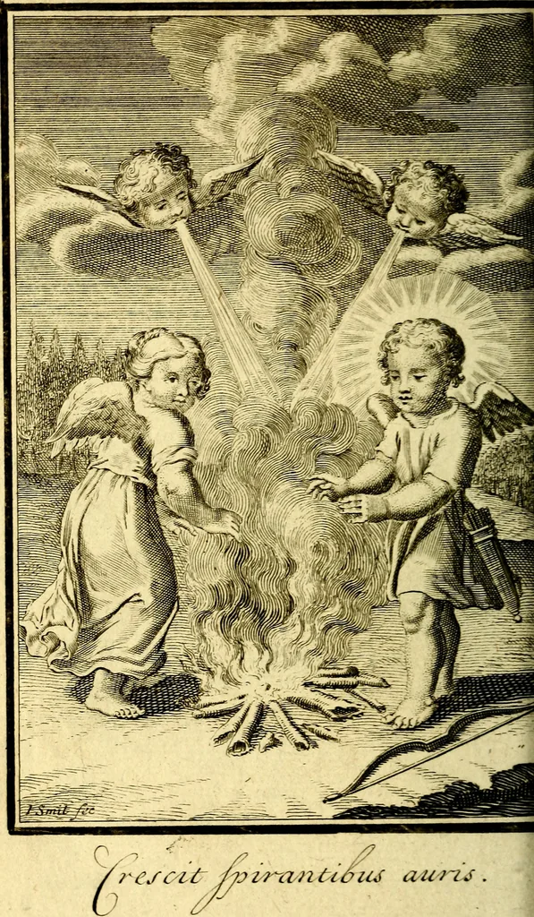 An illustration from De godlievende ziel, 1749, leaf 301