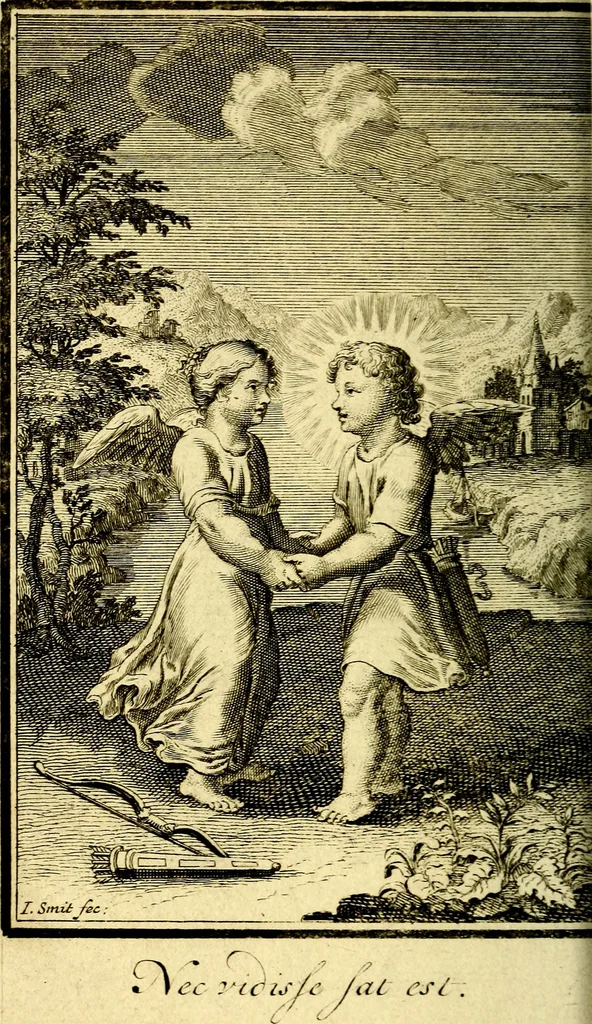An illustration from De godlievende ziel, 1749, leaf 307