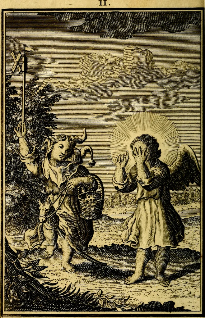 An illustration from De godlievende ziel, 1749, leaf 31