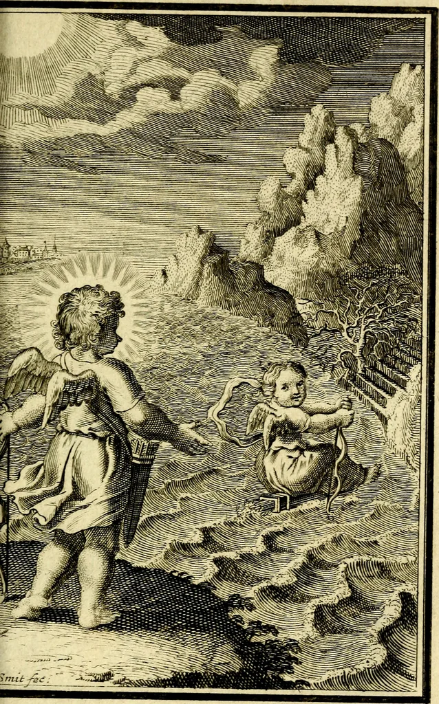 An illustration from De godlievende ziel, 1749, leaf 310
