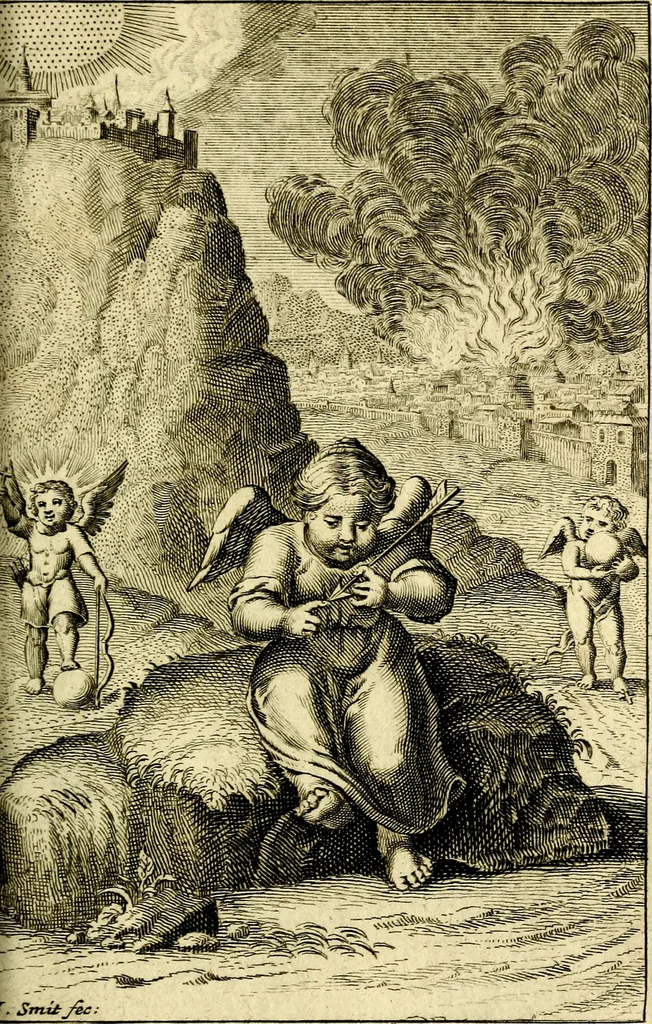 An illustration from De godlievende ziel, 1749, leaf 322