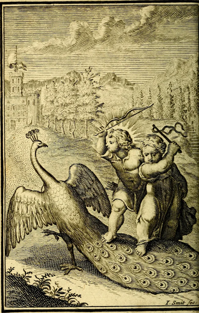 An illustration from De godlievende ziel, 1749, leaf 325