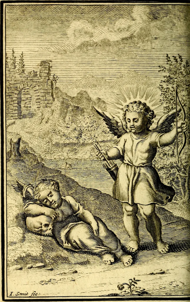 An illustration from De godlievende ziel, 1749, leaf 331
