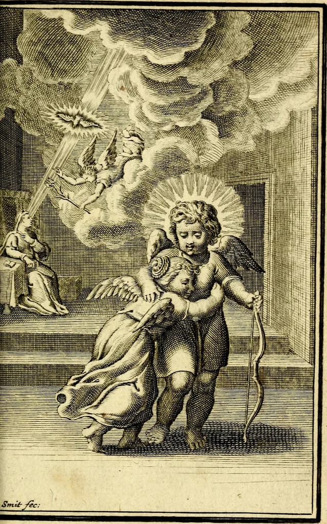 An illustration from De godlievende ziel, 1749, leaf 334