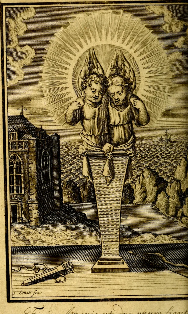 An illustration from De godlievende ziel, 1749, leaf 343