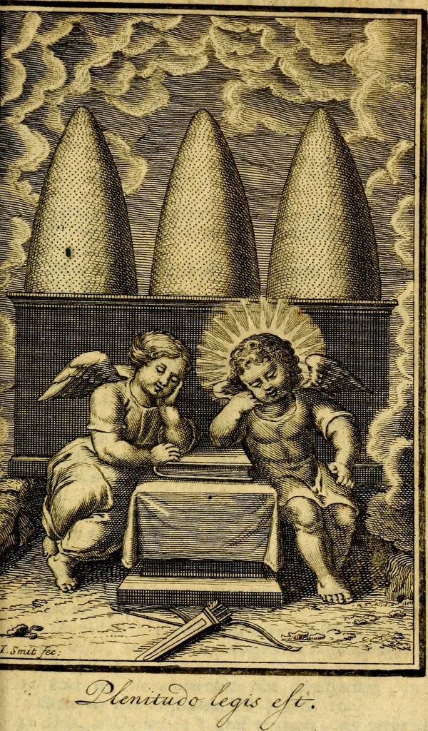 An illustration from De godlievende ziel, 1749, leaf 346