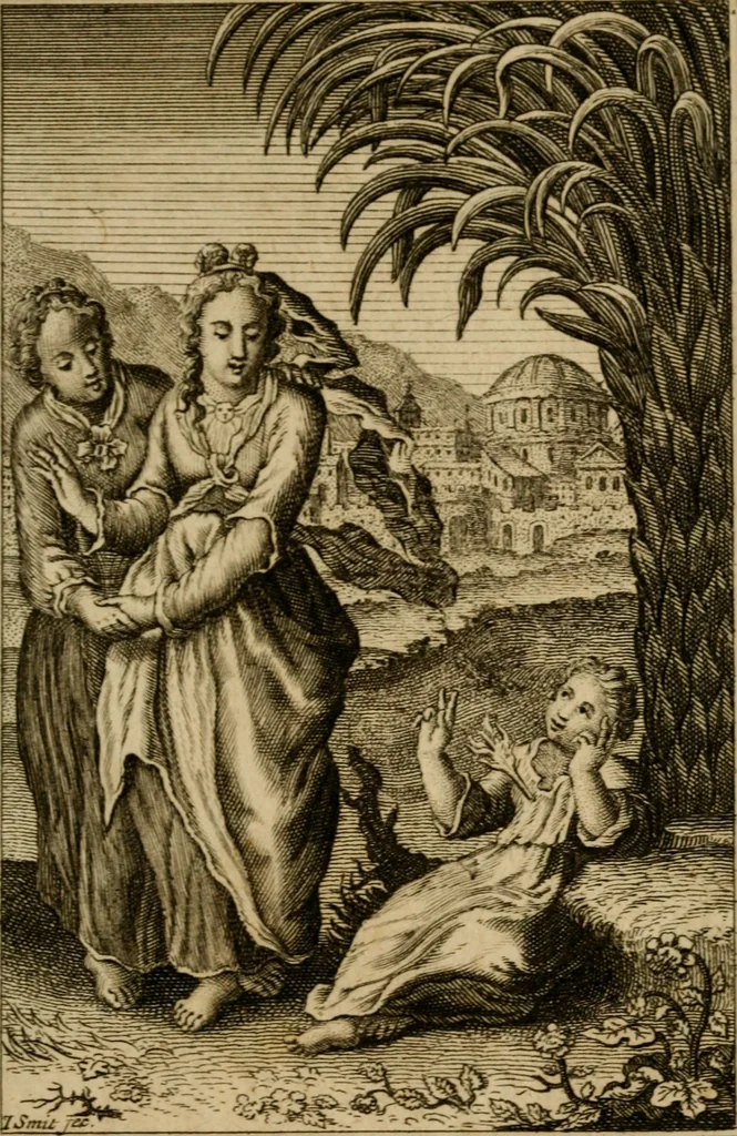 An illustration from De godlievende ziel vertoont in zinnebeelden, 1737, leaf 116