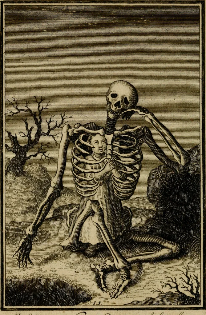 An illustration from De godlievende ziel vertoont in zinnebeelden, 1737, leaf 137
