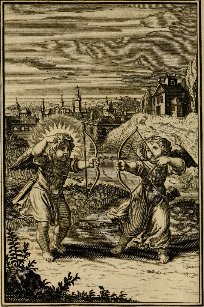 An illustration from De godlievende ziel vertoont in zinnebeelden, 1737, leaf 207