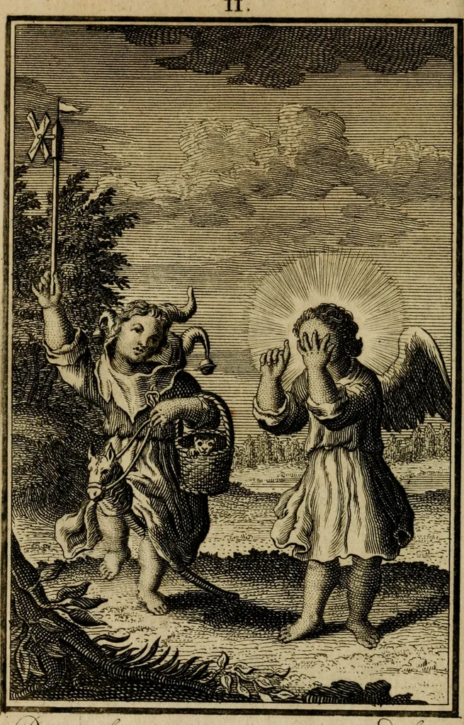 An illustration from De godlievende ziel vertoont in zinnebeelden, 1737, leaf 29