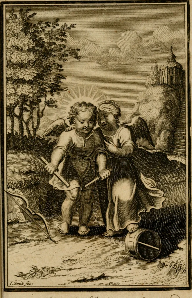 An illustration from De godlievende ziel vertoont in zinnebeelden, 1737, leaf 300