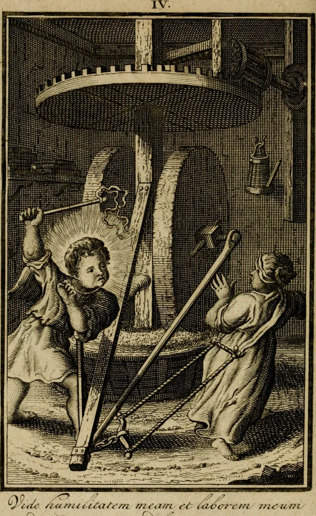 An illustration from De godlievende ziel vertoont in zinnebeelden, 1737, leaf 35