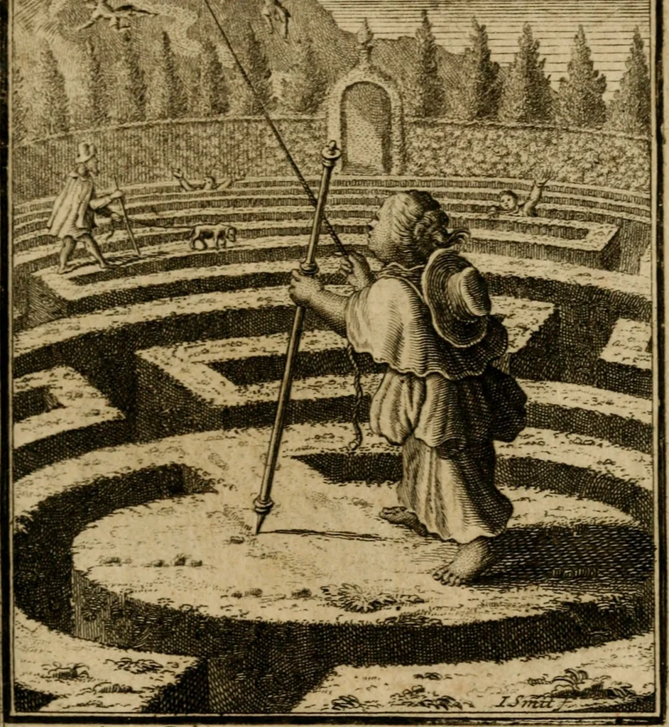 An illustration from De godlievende ziel vertoont in zinnebeelden, 1737, leaf 74