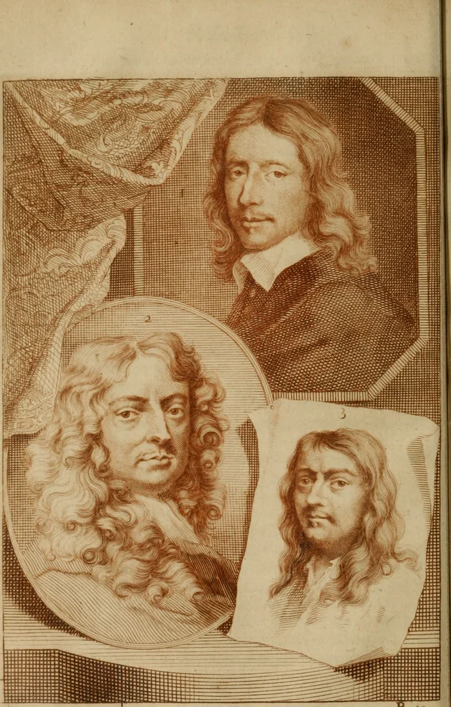 An illustration from De groote schouburgh der Nederlantsche konstschilders en schilderessen : waar van 'er vele met hunne beeltenissen ten tooneel een verschynen, en hun levensgedrag en konstwerken beschreven worden : zynde een vervolg op Het Schilderboek van K. v. Mander, 1718, leaf 33
