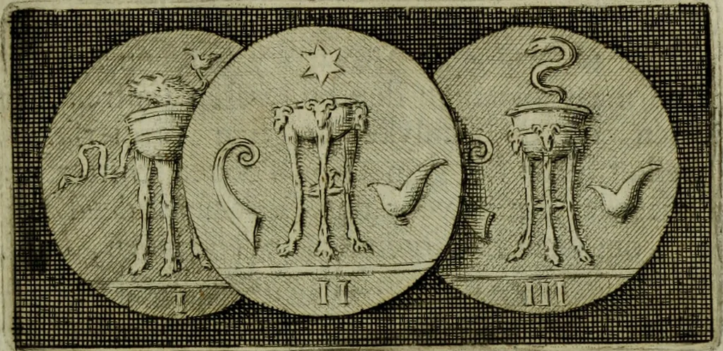 An illustration from De groote schouburgh der Nederlantsche konstschilders en schilderessen : waar van 'er veele met hunne beeltenissen ten tooneel verschynen, en hun levensgedrag en konstwerken beschreven worden : zynde een vervolg op het Schilderboek van K. v. Mander ..., 1753, leaf 174
