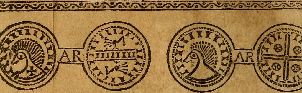 An illustration from De Hibernia & antiquitatibus ejus, disquisitiones, 1658, leaf 173