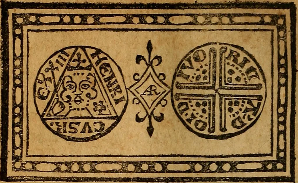 An illustration from De Hibernia & antiquitatibus ejus, disquisitiones, 1658, leaf 175