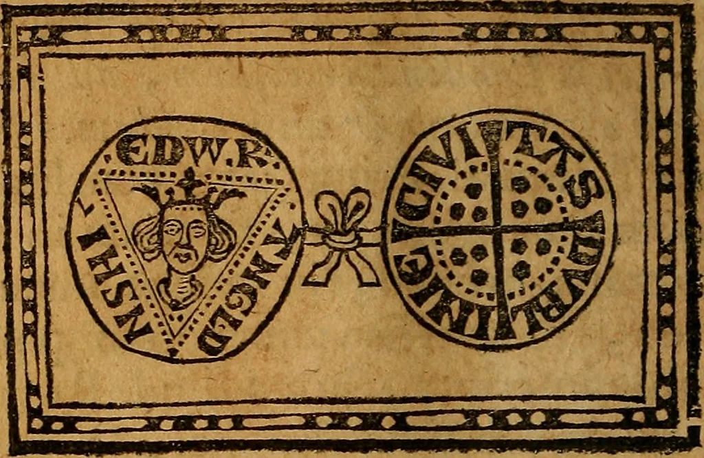 An illustration from De Hibernia & antiquitatibus ejus, disquisitiones, 1658, leaf 179