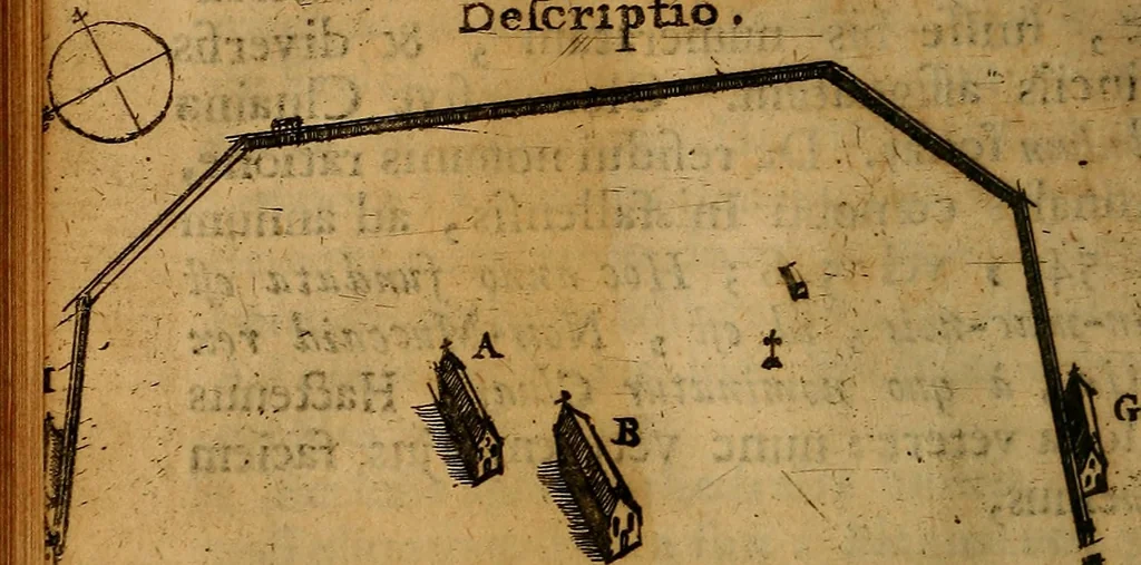 An illustration from De Hibernia & antiquitatibus ejus, disquisitiones, 1658, leaf 323