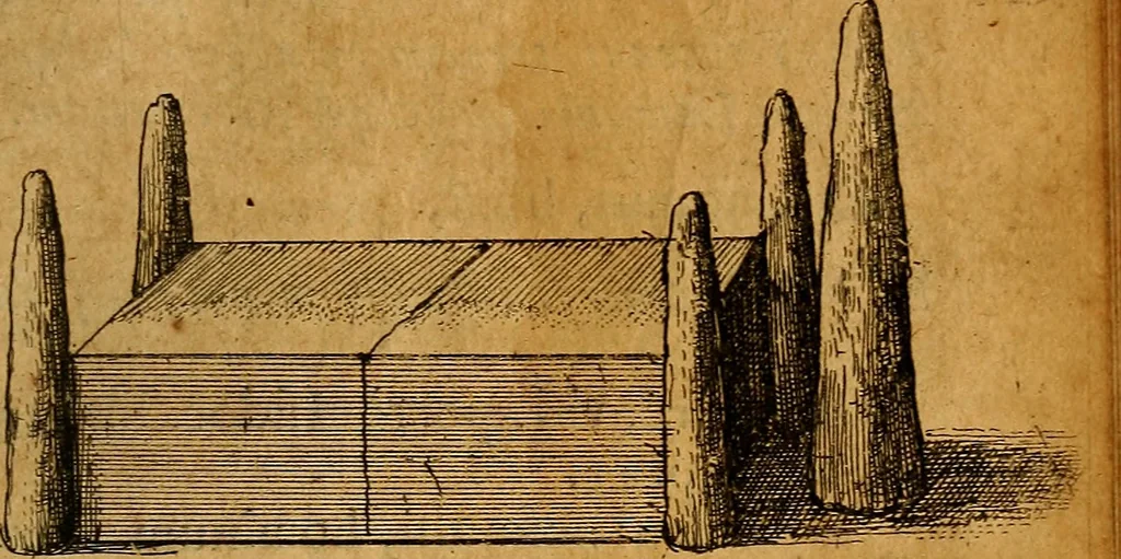 An illustration from De Hibernia & antiquitatibus ejus, disquisitiones, 1658, leaf 368