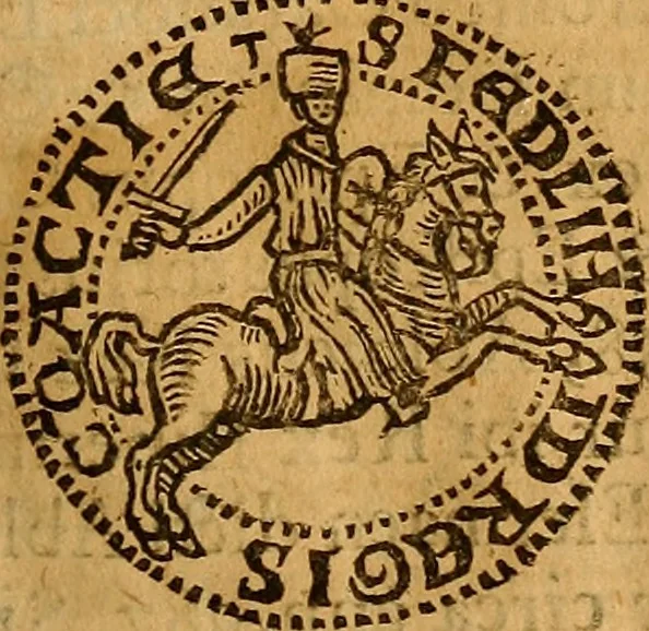 An illustration from De Hibernia & antiquitatibus ejus, disquisitiones, 1658, leaf 38