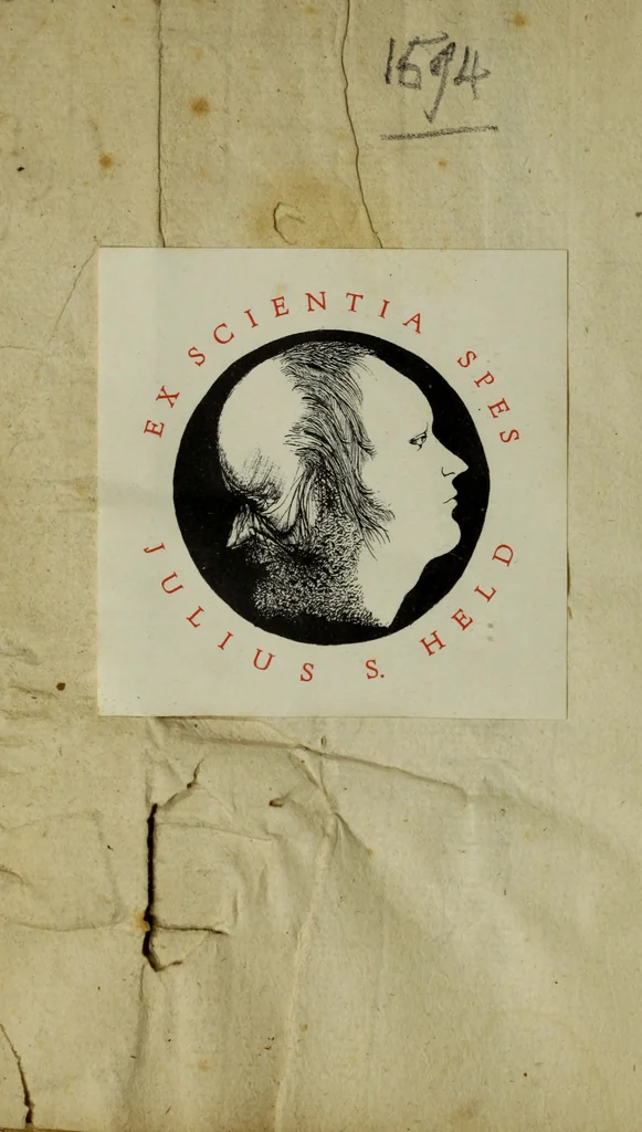 An illustration from De historia ss. imaginvm et pictvrarvm pro vero earvm vsv contra abvsvs libri IV, 1594, leaf 1