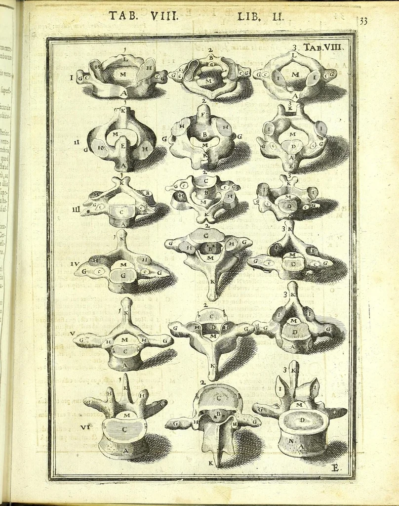 An illustration from De humani corporis fabrica libri decem :, 1632, leaf 467