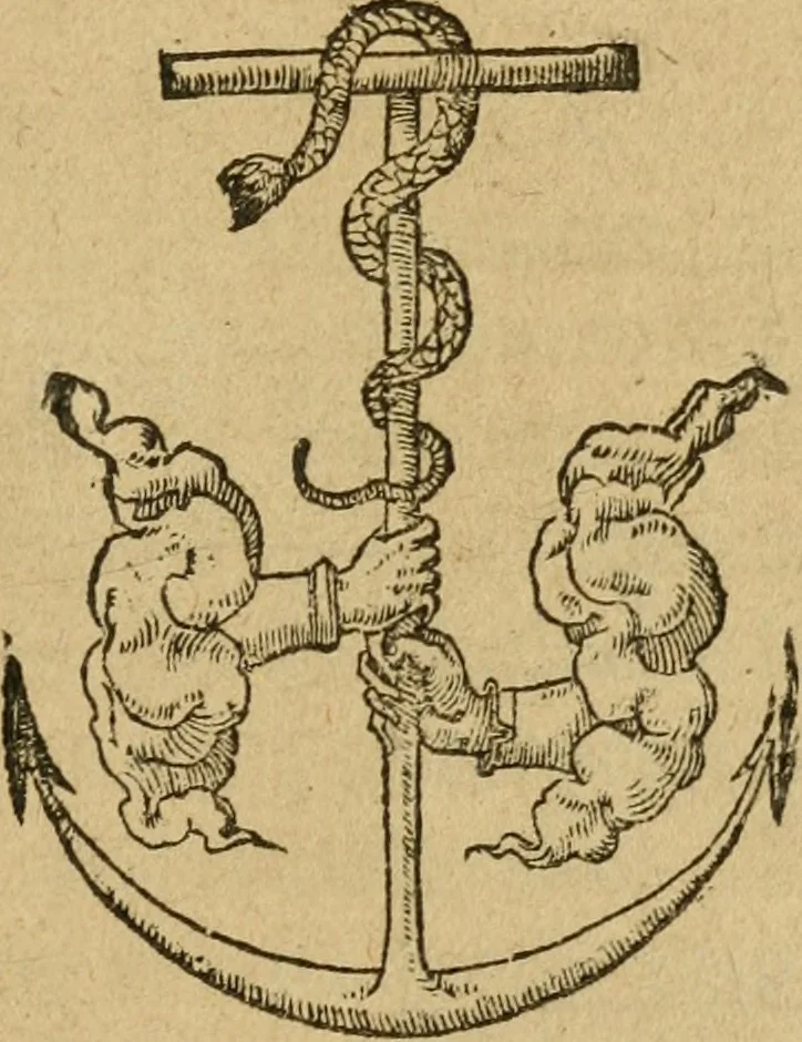 An illustration from De hypostatica dvarvm in Christo naturarum vnione & eius effectis, placida & Christiana disceptatio, 1579, leaf 4