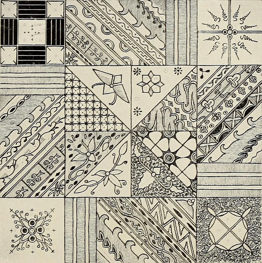 An illustration from De inlandsche kunstnijverheid in Nederlandsch Indië, 1912, leaf 174