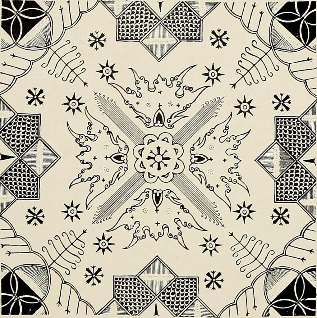 An illustration from De inlandsche kunstnijverheid in Nederlandsch Indië, 1912, leaf 182